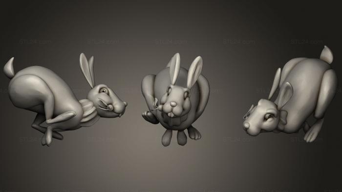 Animal figurines (animal 07, STKJ_0688) 3D models for cnc